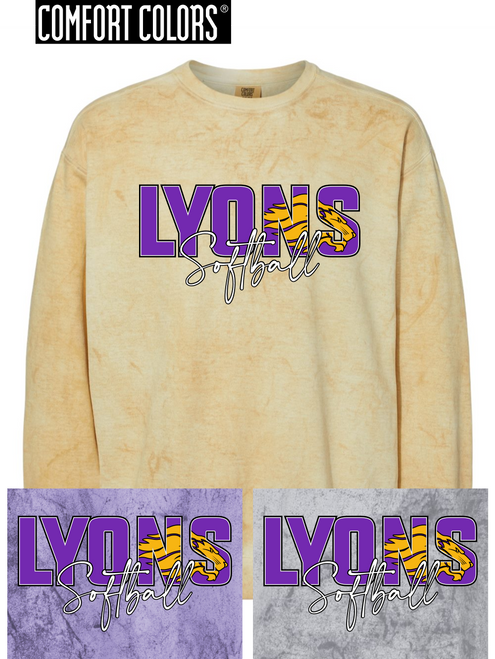 LCS26 - Comfort Colors Crewneck Lyons