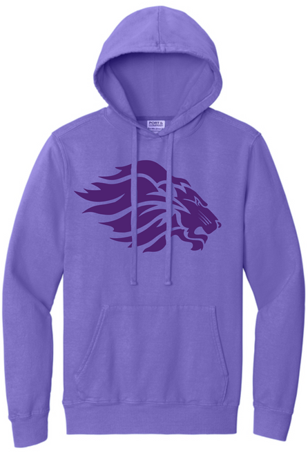 LCS26 - Garment Dyed Hoodie Lyon Head