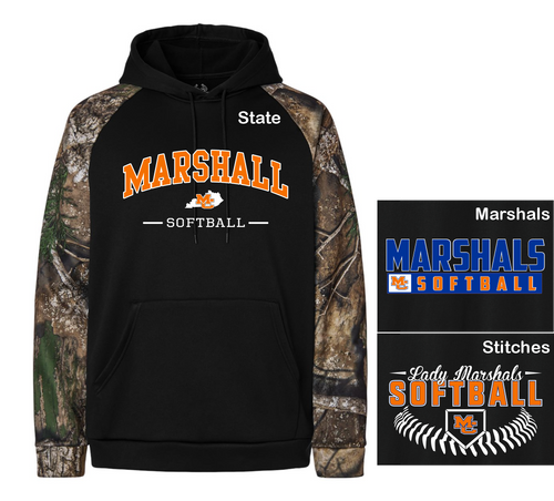 MCSB26 - Hooded Performance Camo Colorblock