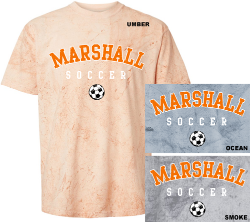 MCS26 - Comfort Colors Short Sleeve Marshall Soccer
