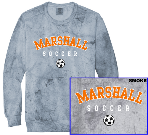 MCS26 - Comfort Colors Crewneck Marshall Soccer