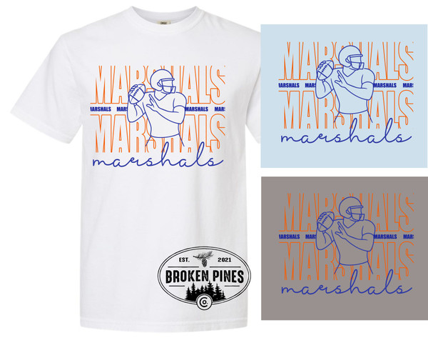 BPC - Marshals Football Outline