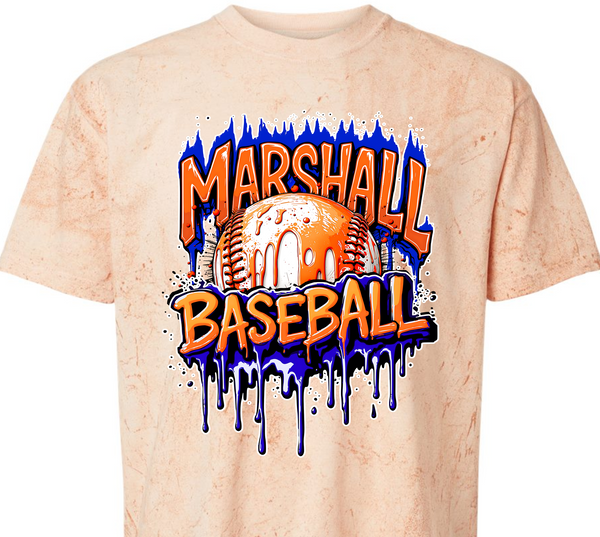 PSC - Marshall Baseball Splatter