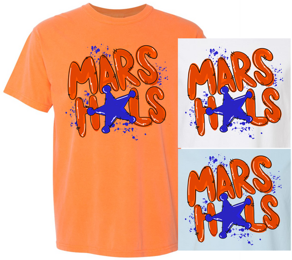 PSC - Marshals Badge Splatter Tee