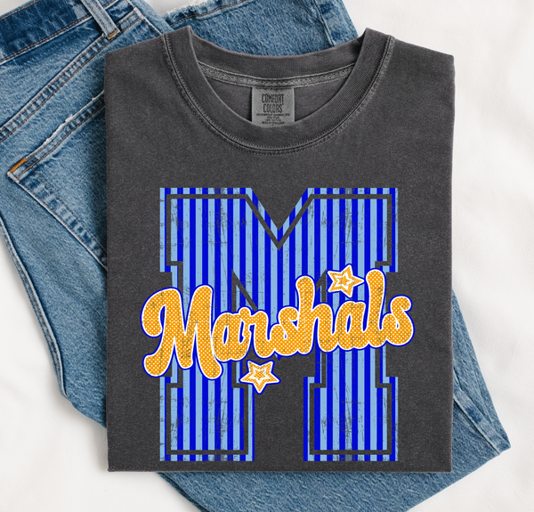 PSC - Marshals Blue Striped Tee