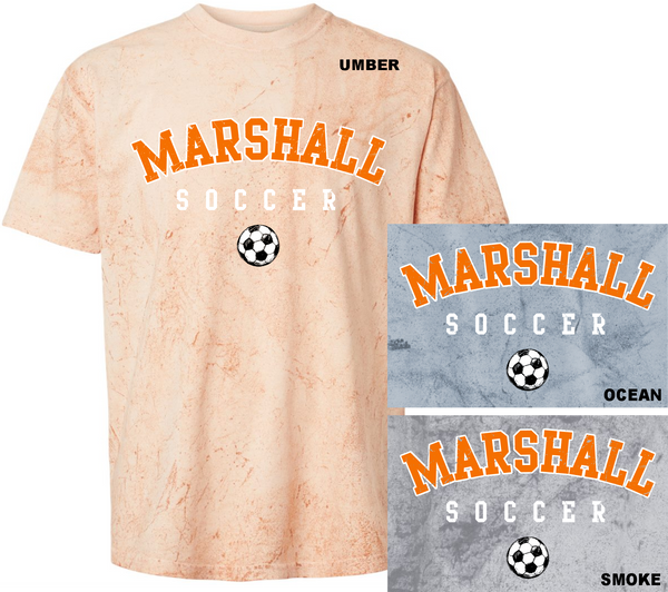 MCS26 - Comfort Colors Short Sleeve Marshall Soccer