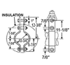 10" DOUBLE BOLT PIPE CLAMP - BLACK