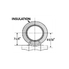 10" PIPE COVERING PROTECTION SADDLE WITH 1-9/16" INSULATION - PLAIN