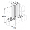 3 HOLE U SUPPORT 4-7/8" - ELECTRO GALVANIZED