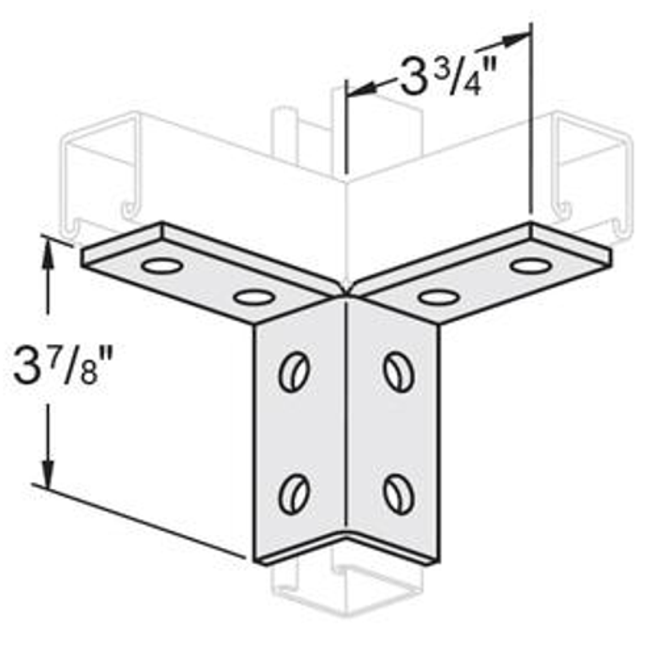 8 HOLE DOUBLE CORNER WING - GREEN