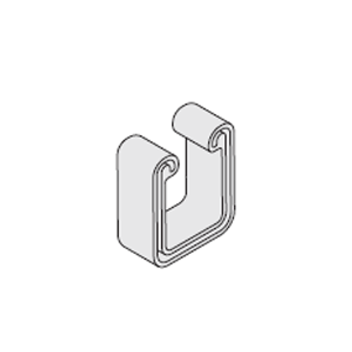 OPEN SAFETY END CAP FOR 1-5/8" CHANNEL - WHITE