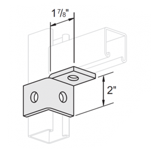 3 HOLE SINGLE CORNER WING, RIGHT HAND - GREEN