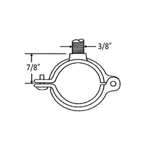 3/4" HINGED SPLIT RING HANGER - COPPER