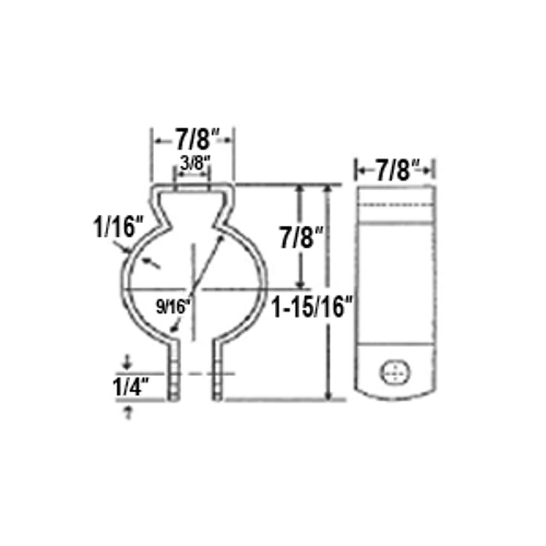 1/2" SURGE RING HANGER - ELECTRO GALVANIZED