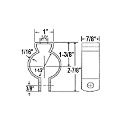 1-1/4" SURGE RING HANGER - ELECTRO GALVANIZED
