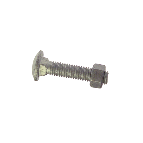 5/16-18 X 4" ROUND HEAD CARRIAGE BOLT W/NUT HDG