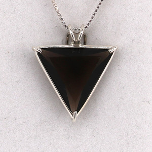December- Smoky Quartz Angelic Star Pendant