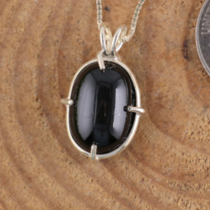 Black Star Diopside Pendant