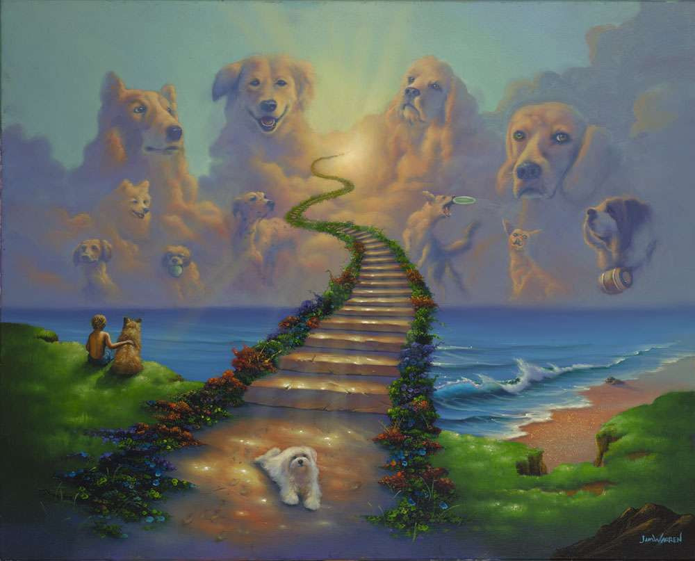 Limited print for Jim Warren All Dogs Go To Heaven 2 Art