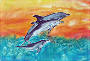 Dolphins Placemat - Dunedin Gallery Dolphins Placemat - Dunedin Gallery
