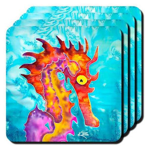 Fierce the Seahorse Coaster Set - Dunedin Gallery