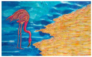 Flamingo out door mat Flamingo out door mat