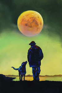 dog best friend by artist jim warren