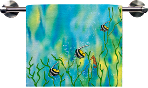 Angel Fish Hand Towel