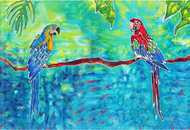 Parrot placemat