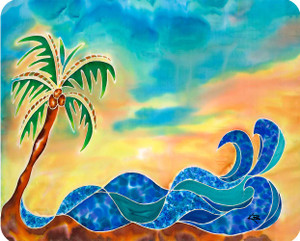 Palm Island cutting board