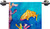 Tropical Reef Hand Towel with bar