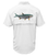 Men's Tarpon Short Sleeve Fishing Shirt back - white