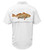 Men's Redfish Fishing Shirt back - white