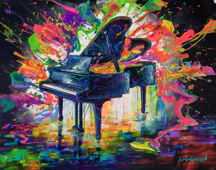 painting that plays music