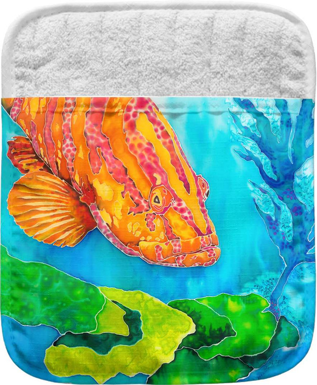 Grouper in the Green Pocket Mitt