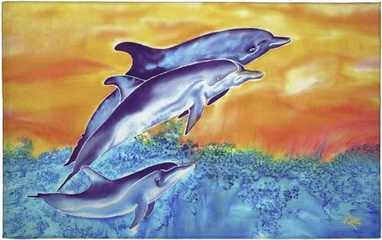 Dolghins floor mat