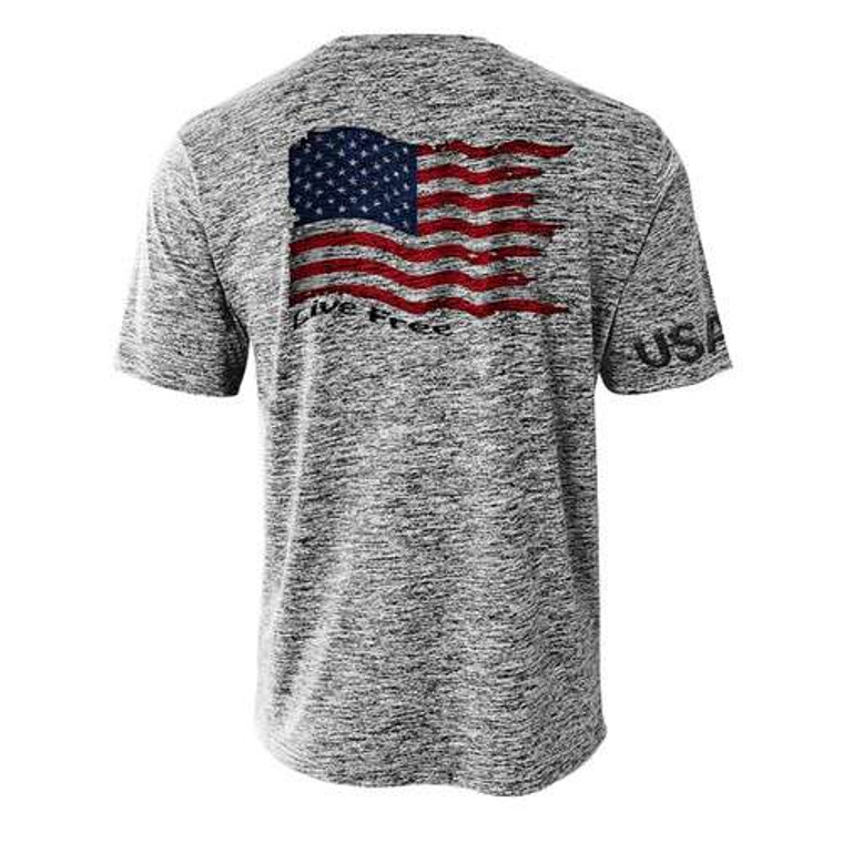 American Flag Short-Sleeve Shirt - Dunedin Gallery