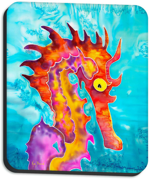 Fierce Seahorse Mousepad