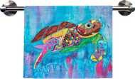 Turtle Time Hand Towel with bar