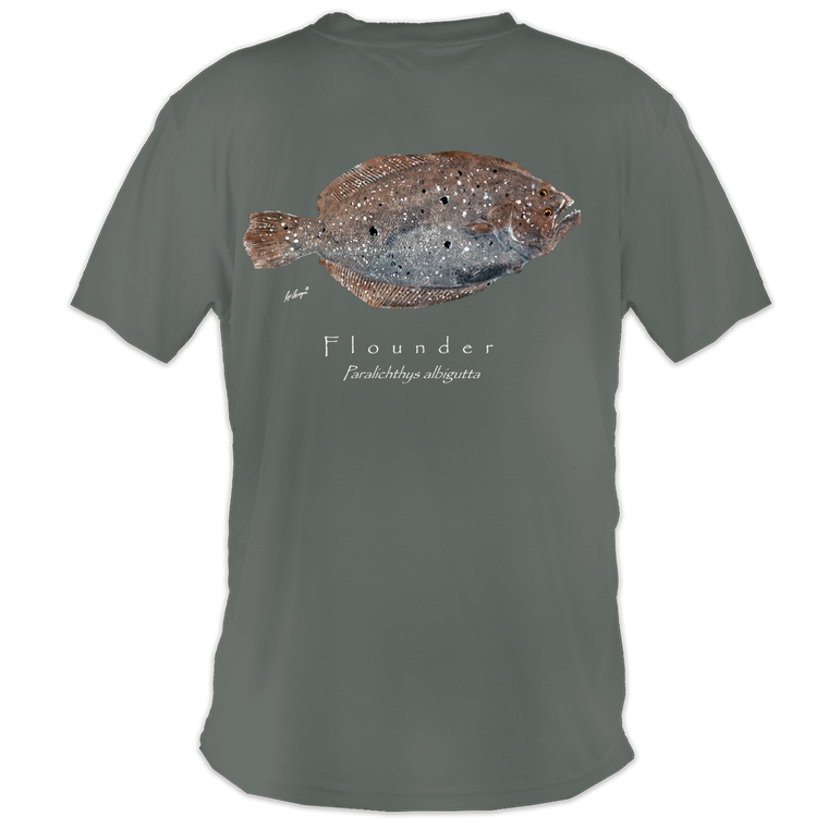 Flounder, gray, back
