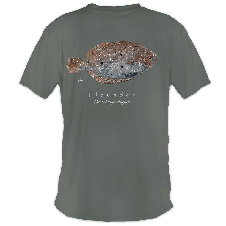 Flounder, gray, back