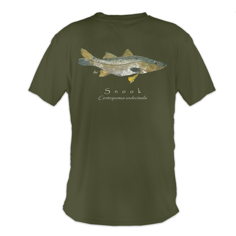 Snook military green back