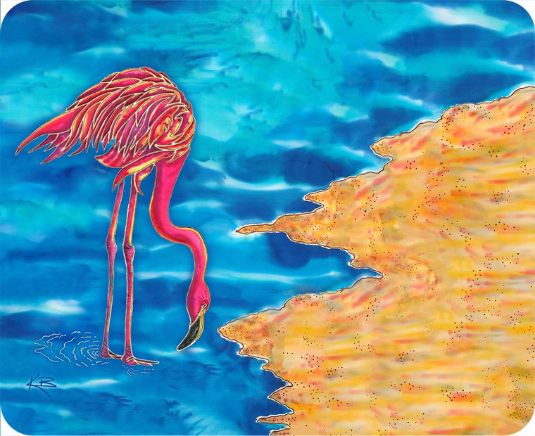Flamingo cutting board