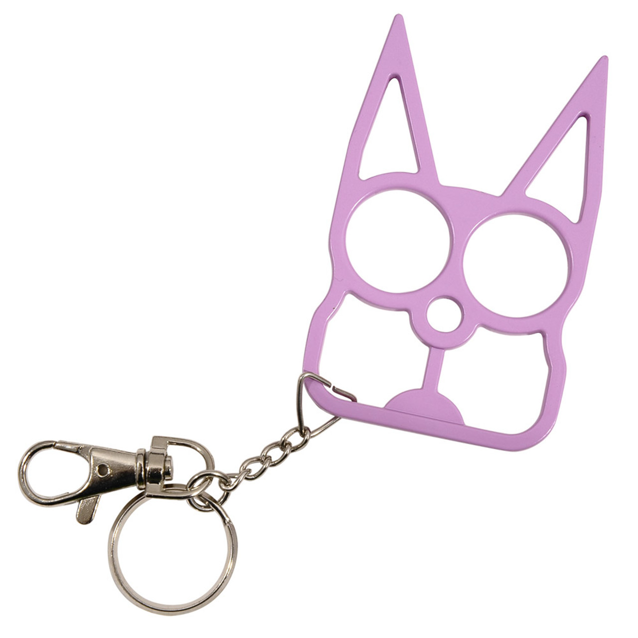 Purple Cat Self Defensive Key Chain