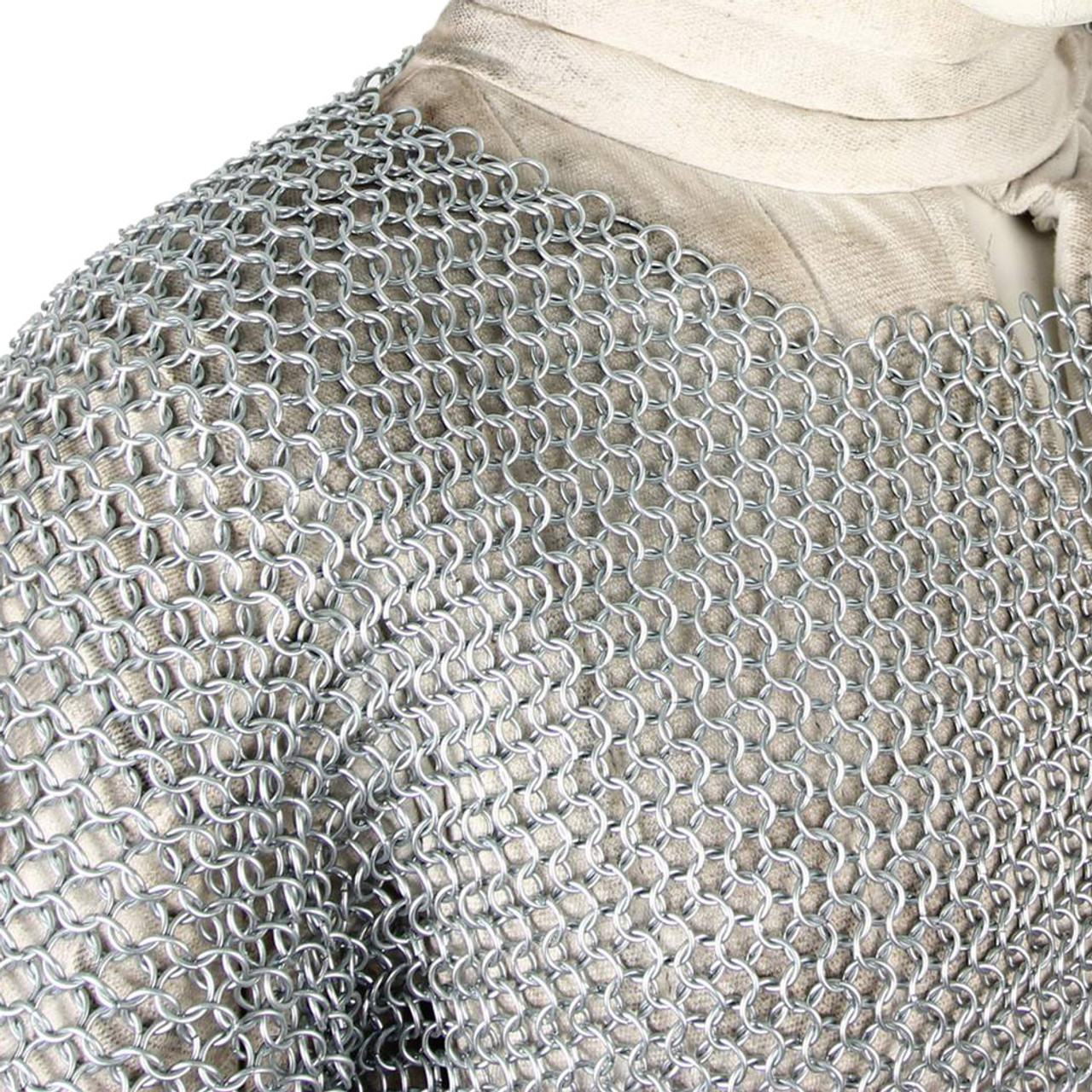 Battle Ready Chain Mail Coif Armor by Armory Replicas, Swords