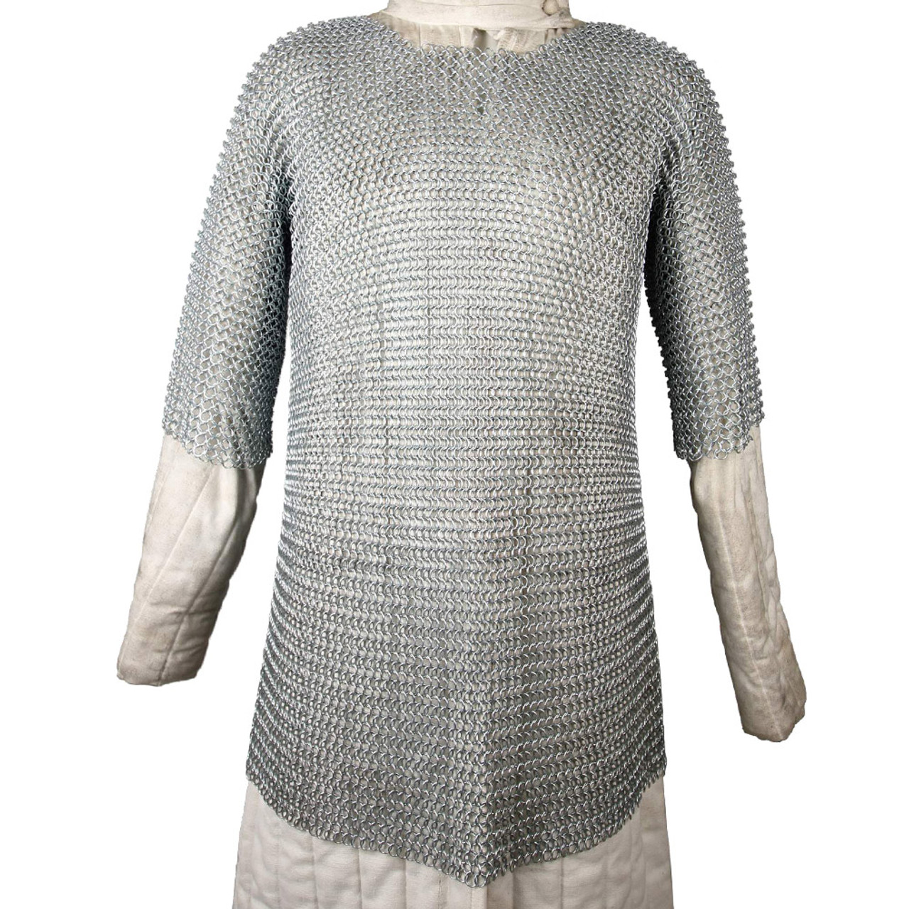 Haubergeon Replica Chain Mail Armor Long Shirt