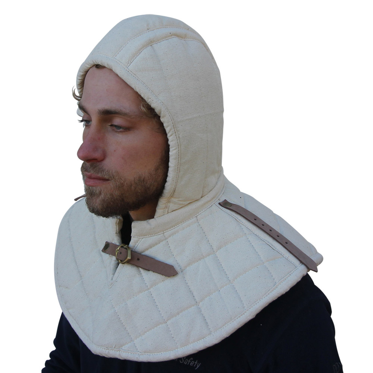Cotton Padded Collar Armor And Cap
