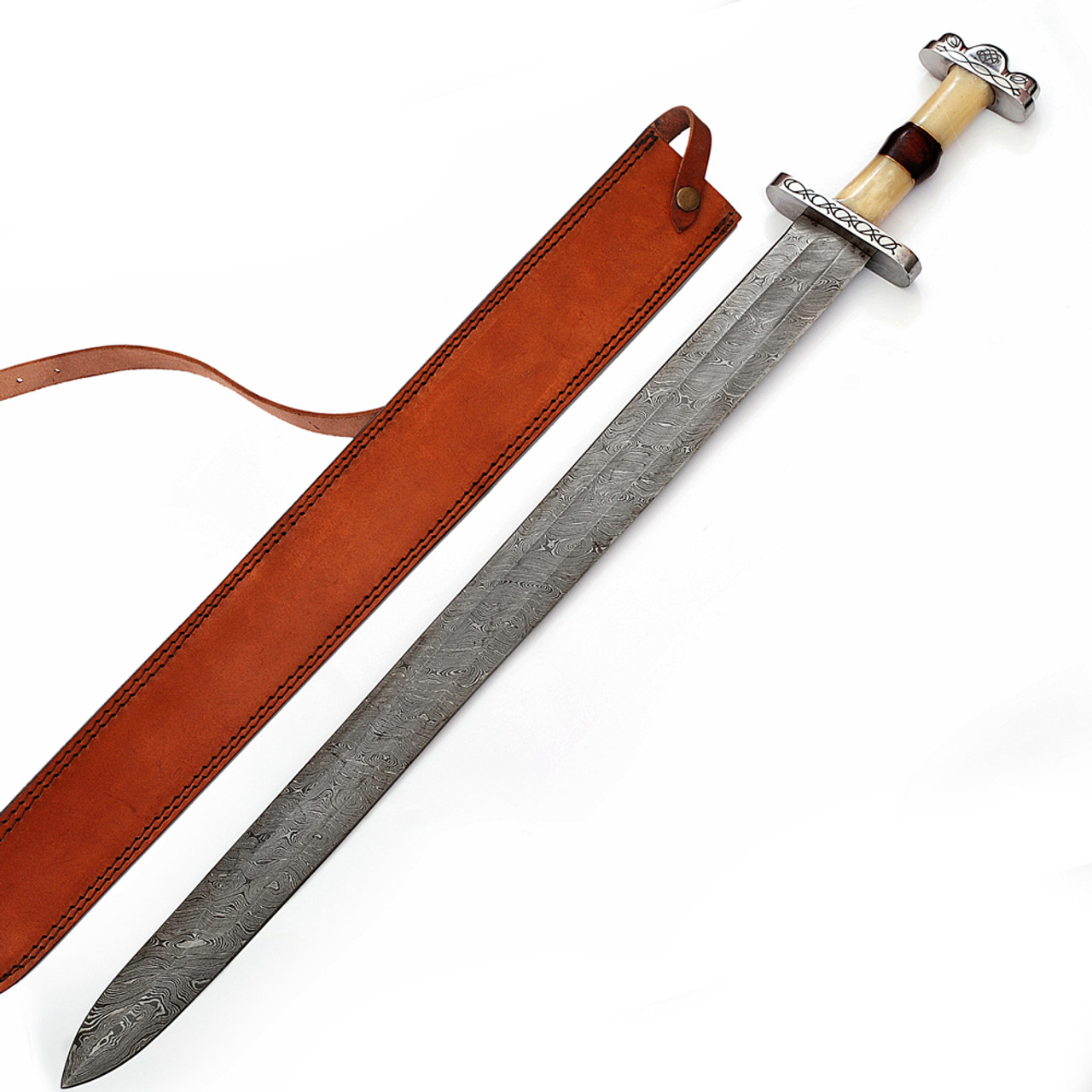 その他 GA Sword of Seeking Anglo Saxon No Mans Land Damascus Battle Sword