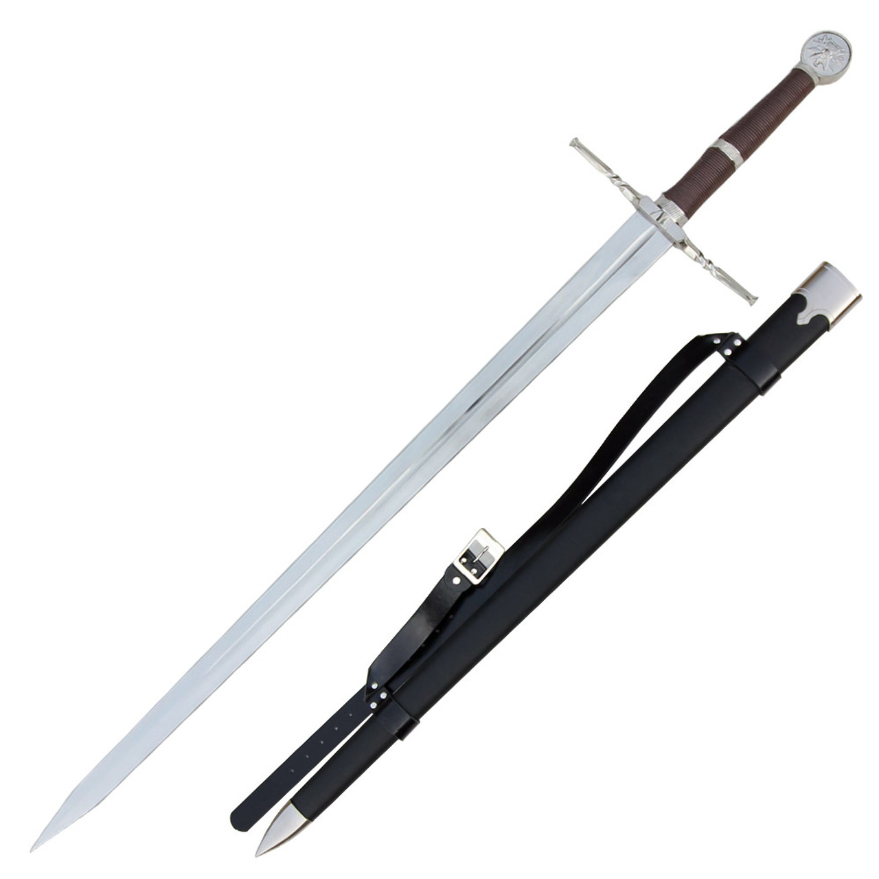 Hunters Wild Silver Wolf Battle Sword