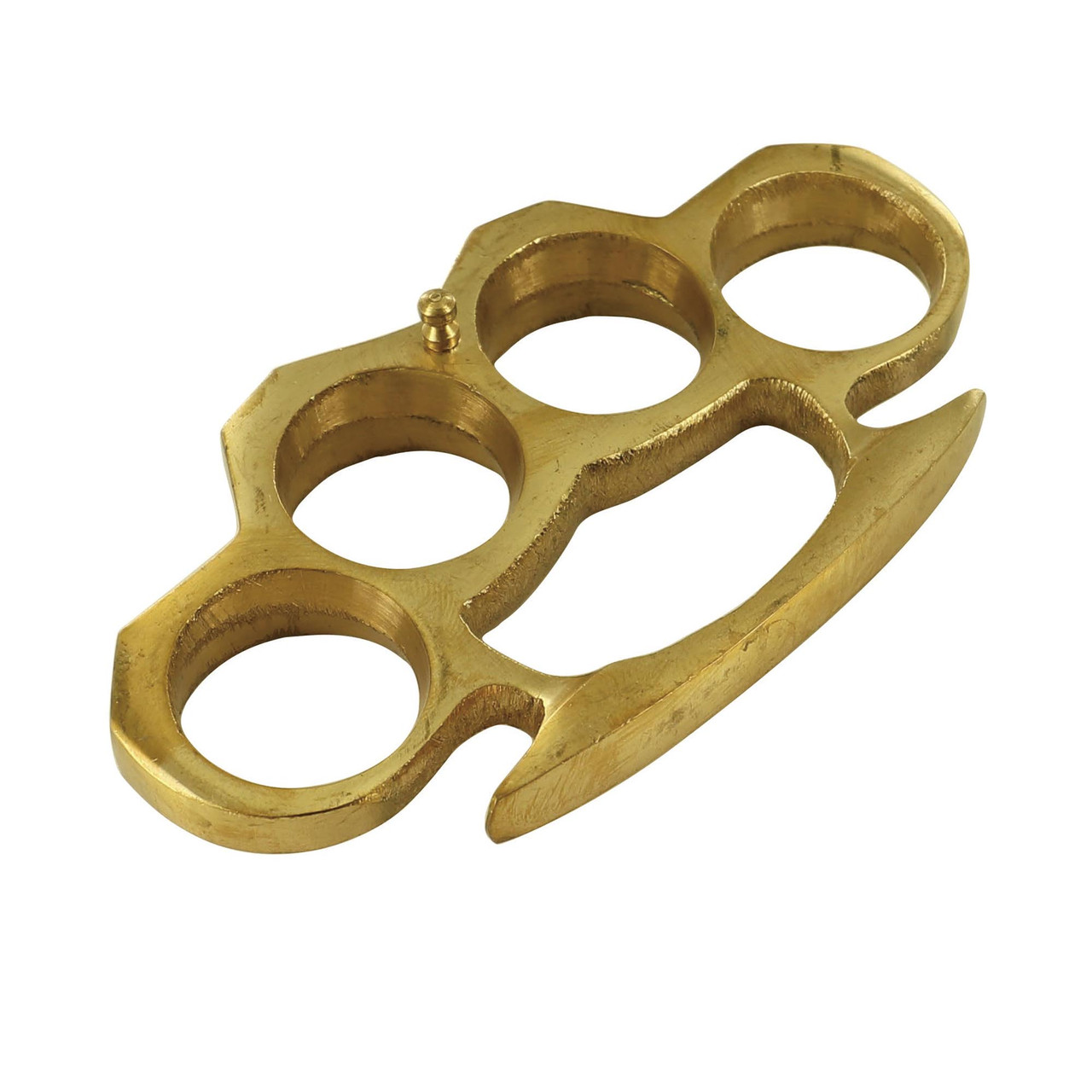 Gold Brass Knuckles Belt Buckle